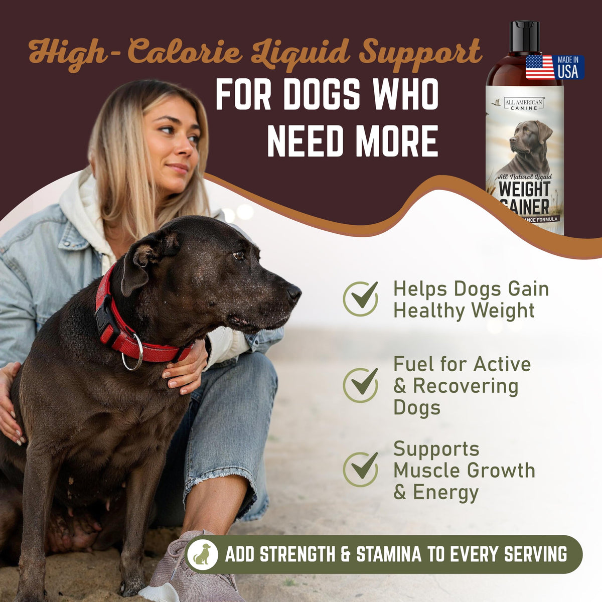 High Calorie Dog Weight Gainer Liquid 16 oz R670815