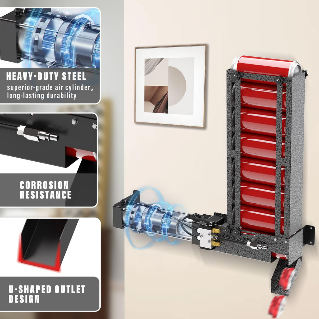 Heavy Duty Aluminum Can Crusher Wall Mounted 12oz 16oz I338275