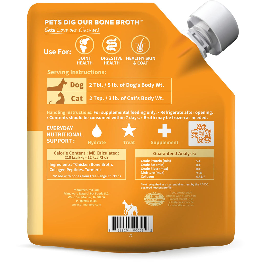 Chicken Bone Broth for Dogs & Cats O604703