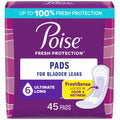 Incontinence Pads 6 Drop Ultimate Absorbency Long Length 45 Count T7840