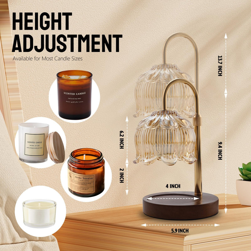 Candle Warmer Lamp with 2 Bulbs G805