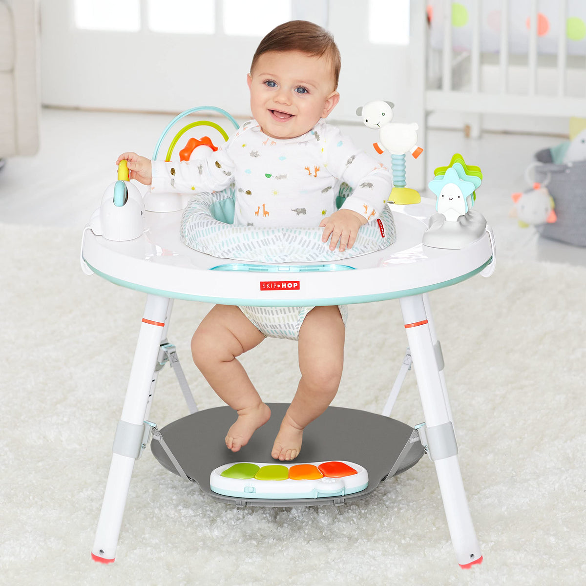 3 in 1 Baby Activity Center + 3-Stage Developmental Learning Crawl Toy L6130