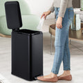 50L Stainless Steel Step Trash Can with Lid O36505