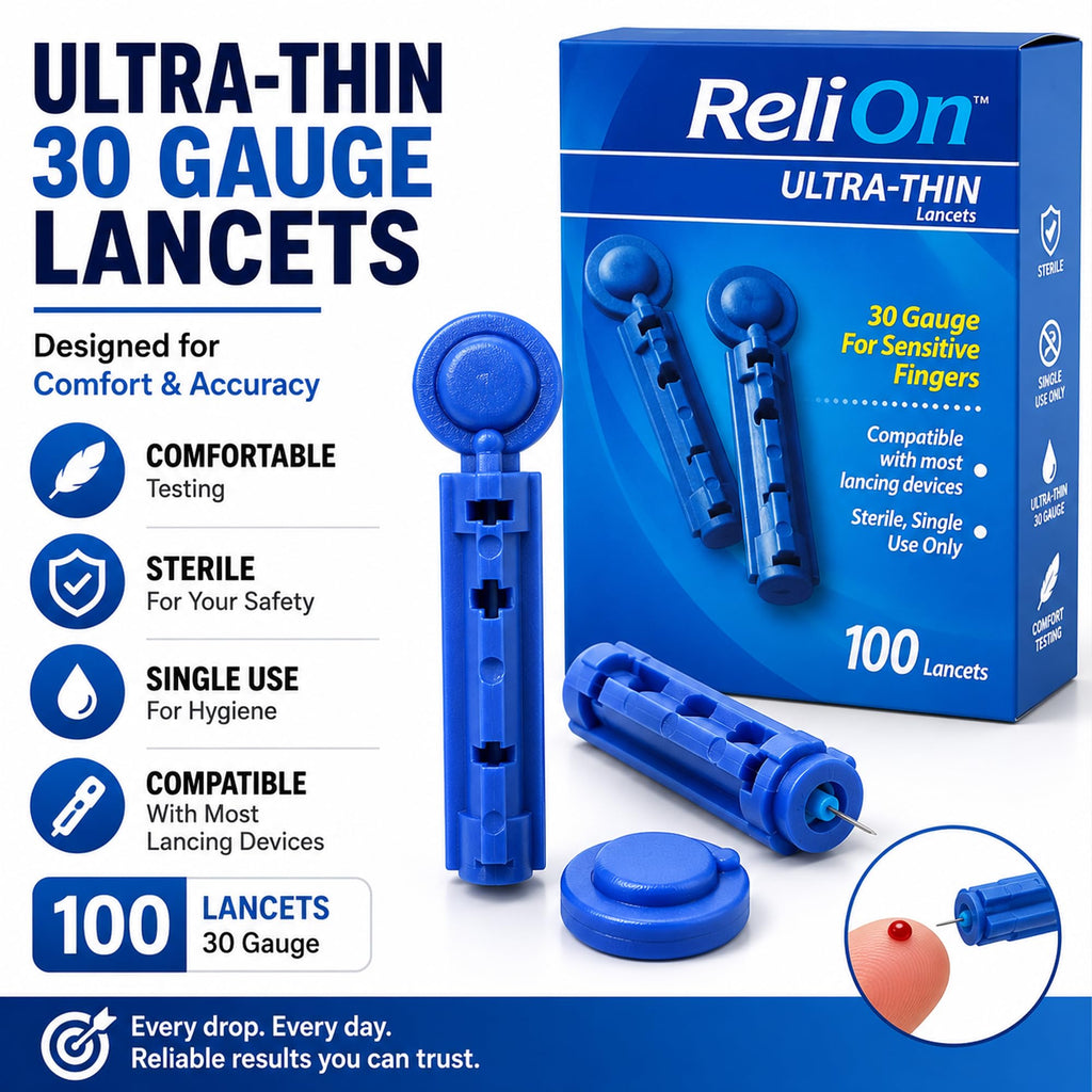 Test Strips 50 count + Lancets for Glucose Monitor Kit R5482