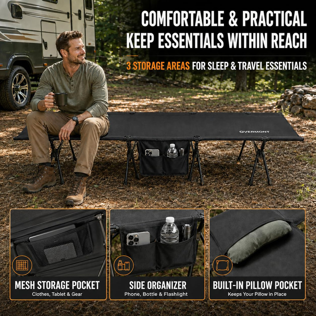 Portable Camping Cot for Adults Q212