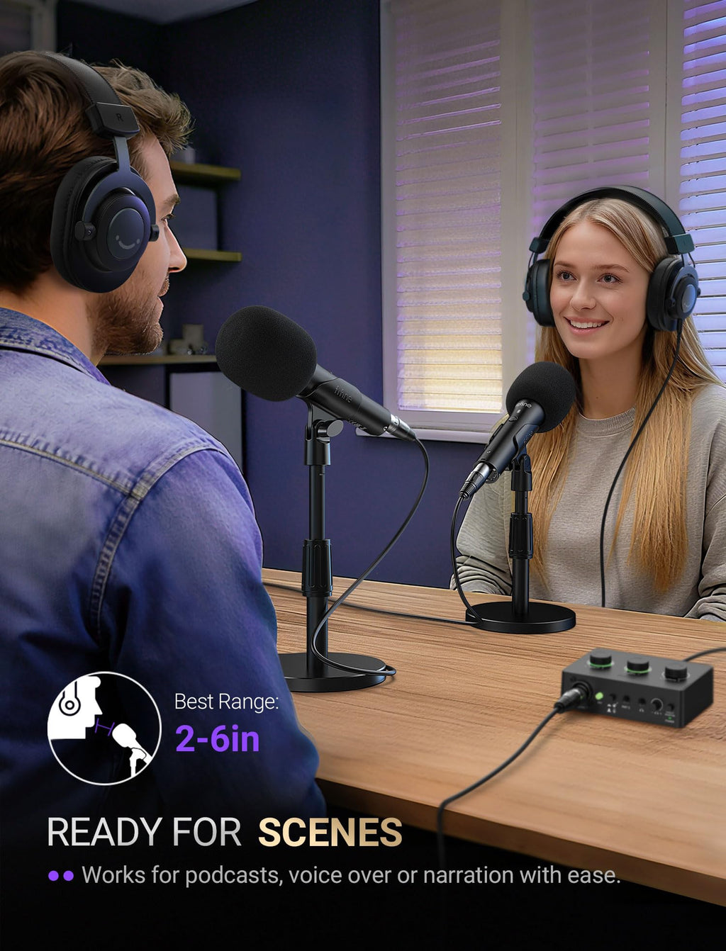 USB/XLR Dynamic Microphone T6327