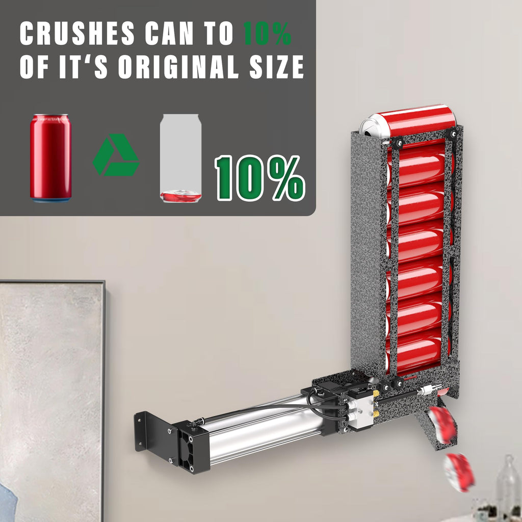 Heavy Duty Aluminum Can Crusher Wall Mounted 12oz 16oz I338275