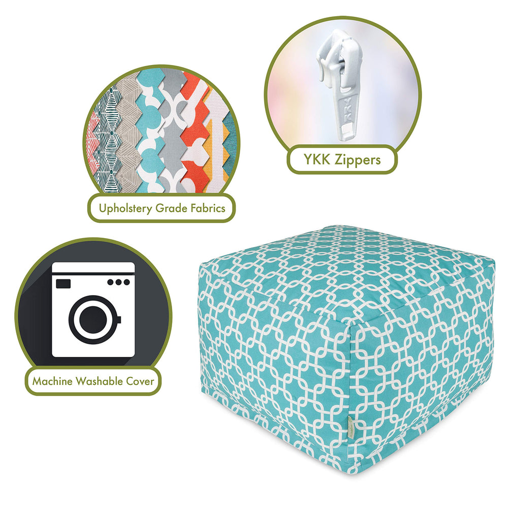 Teal Ottoman O857