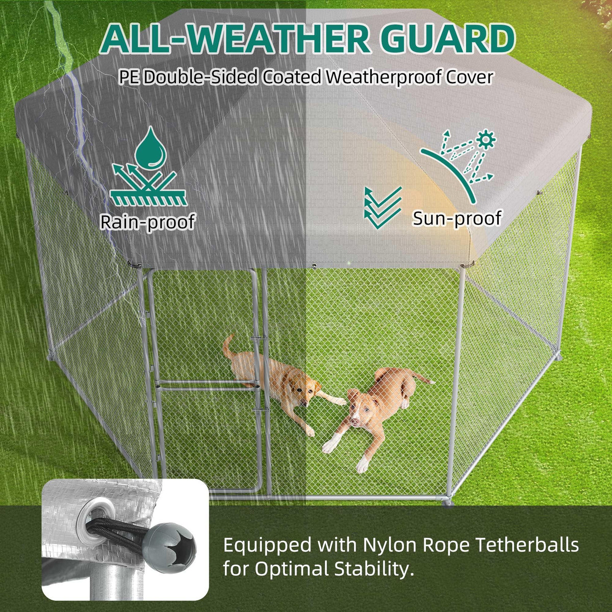 Extra Large Outdoor Dog Kennel X22886
