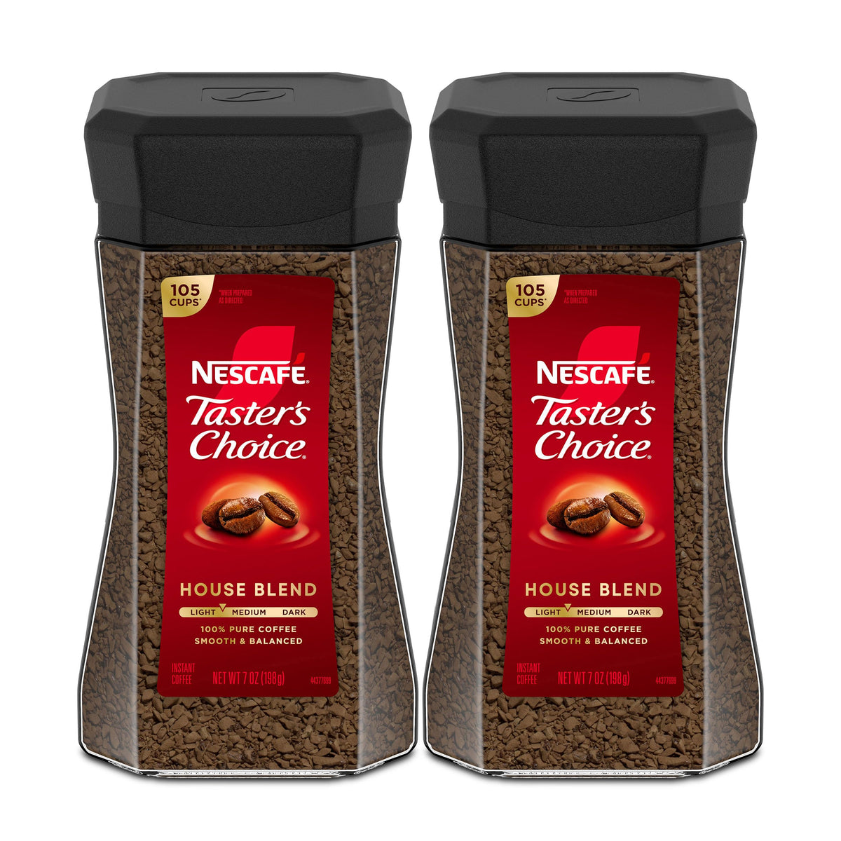 Instant Coffee Light Medium Roast 2 Jars 7 Oz Each O516