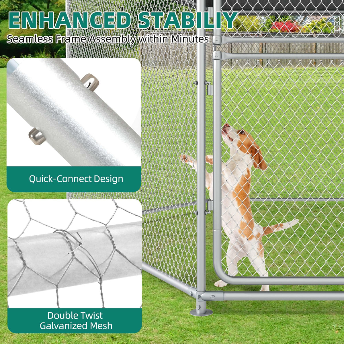 Extra Large Outdoor Dog Kennel X22886