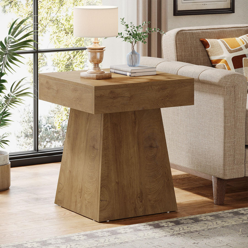 Small End Table Set of 2 Light Brown A749