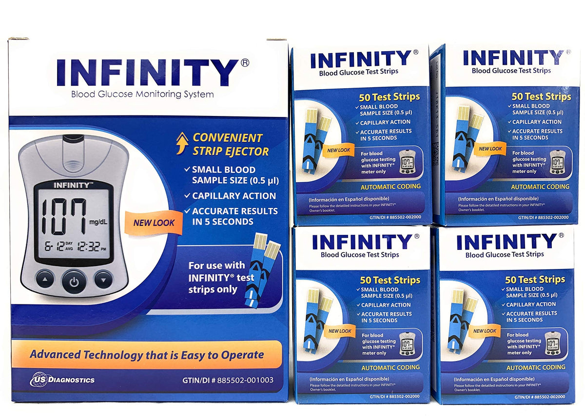 Infinity Meter with 200 Test Strips U84406