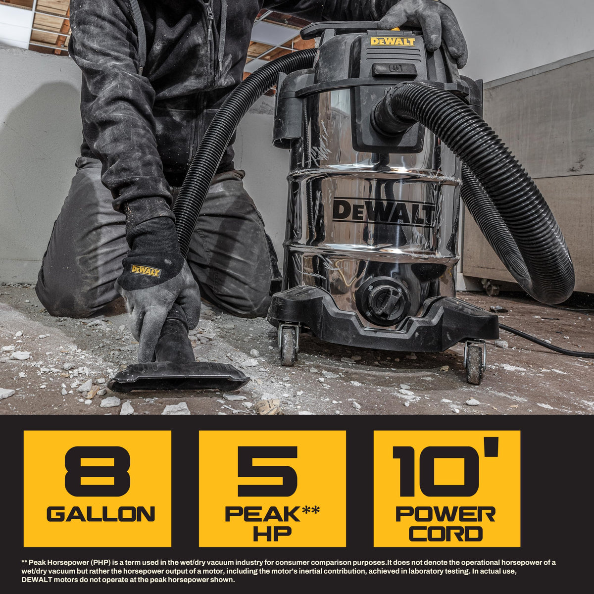 8 Gallon Wet and Dry Shop Vacuum with Blower C7963