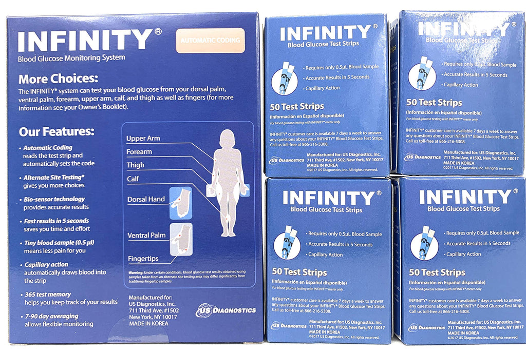 Infinity Meter with 200 Test Strips U84406