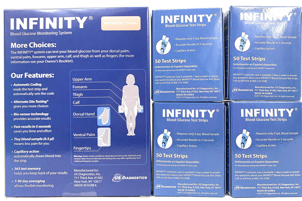 Infinity Meter with 200 Test Strips U84406