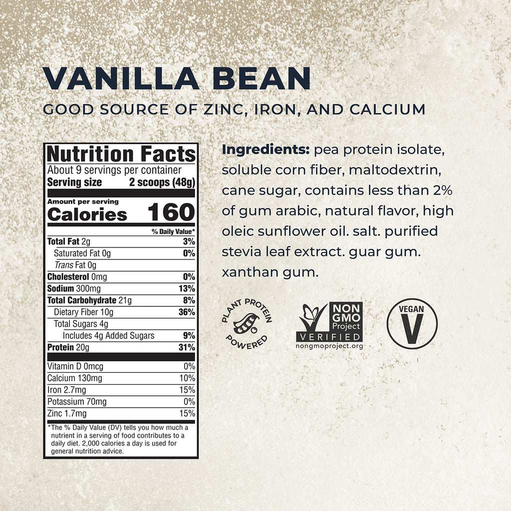 Vanilla Protein Powder 1 Pound N40219