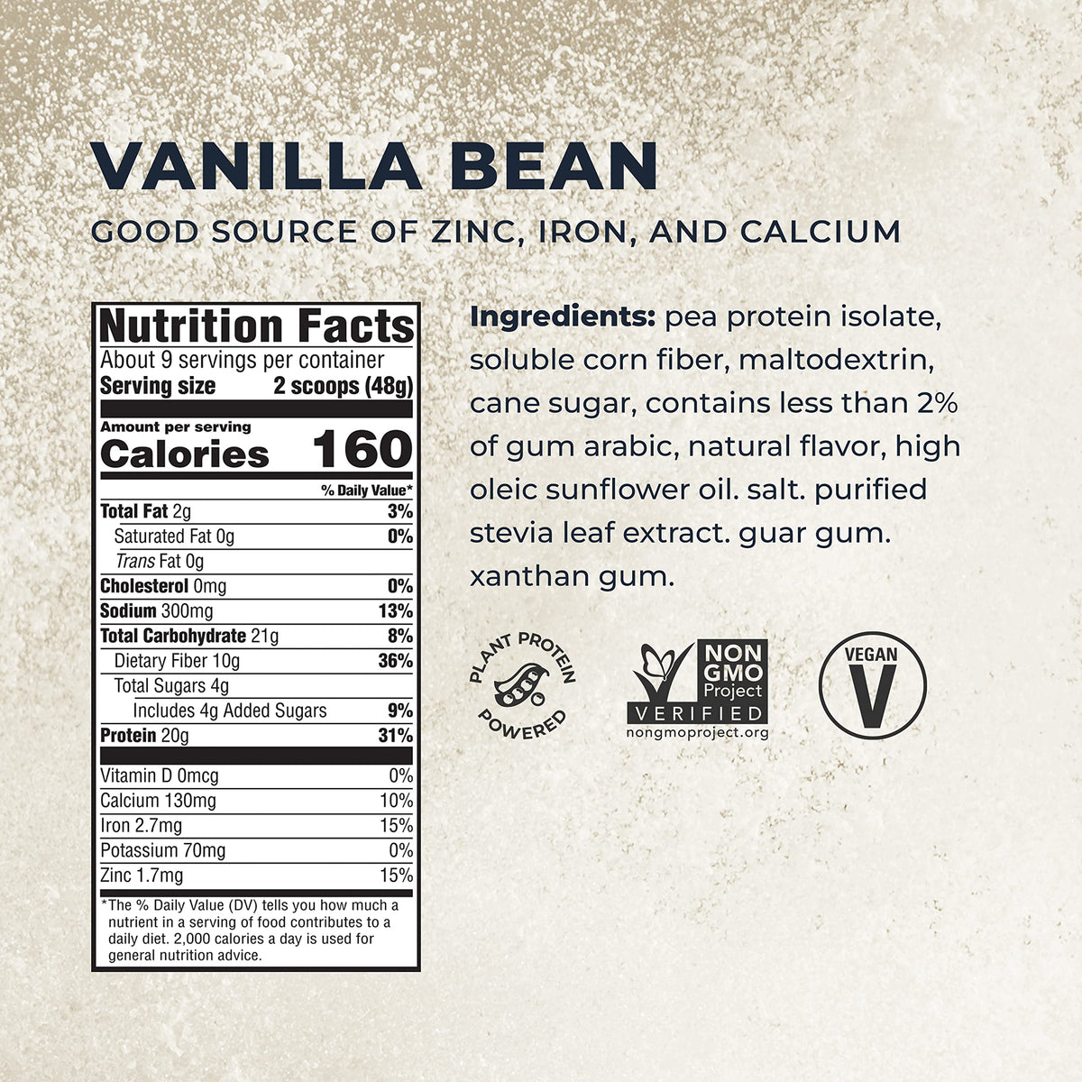 Vanilla Protein Powder 1 Pound N40219