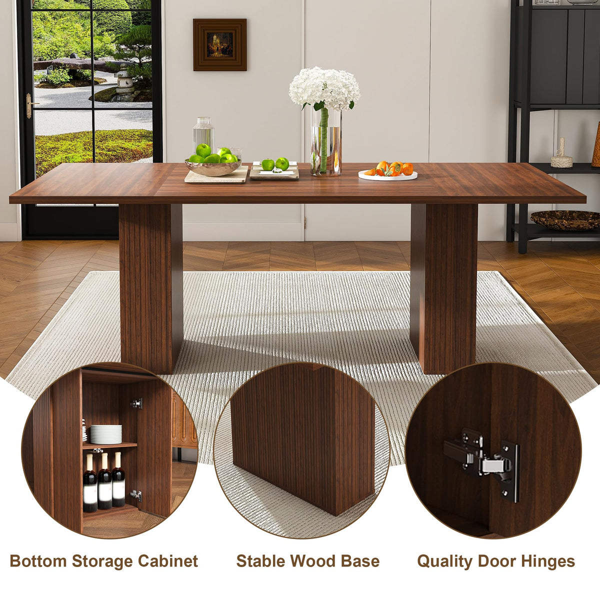 Rectangular 9 Piece Dining Table Set C390823