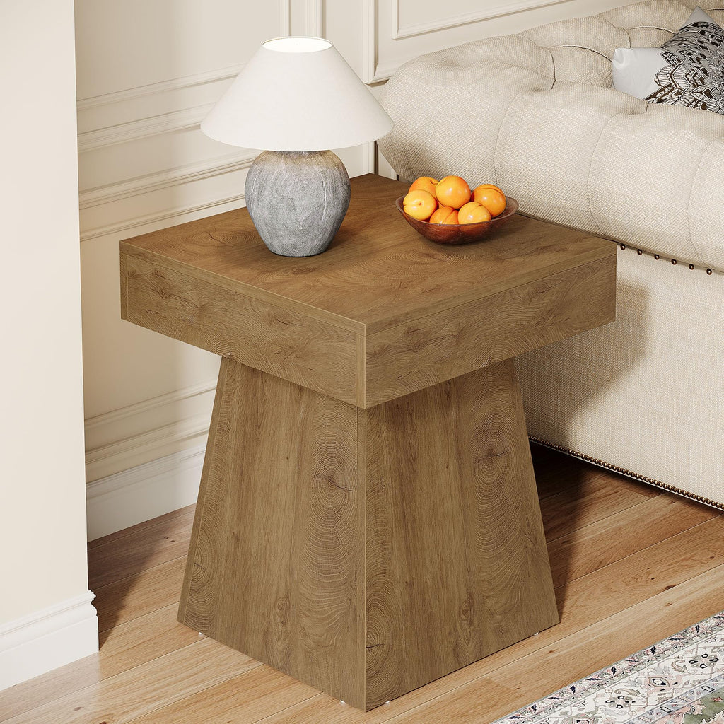Small End Table Set of 2 Light Brown A749