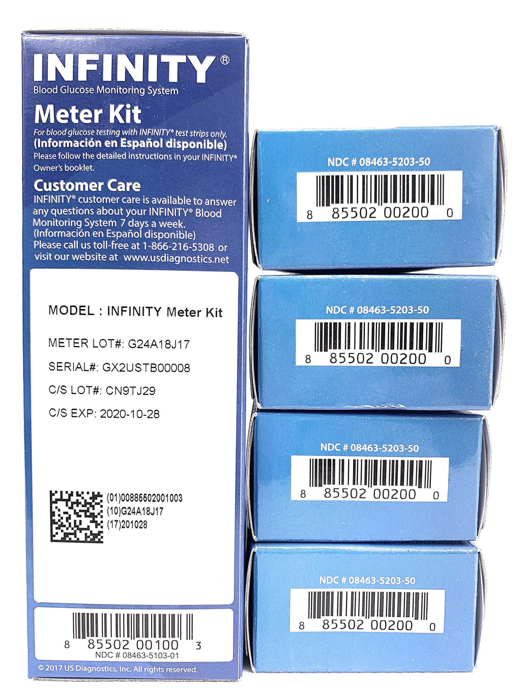 Infinity Meter with 200 Test Strips U84406