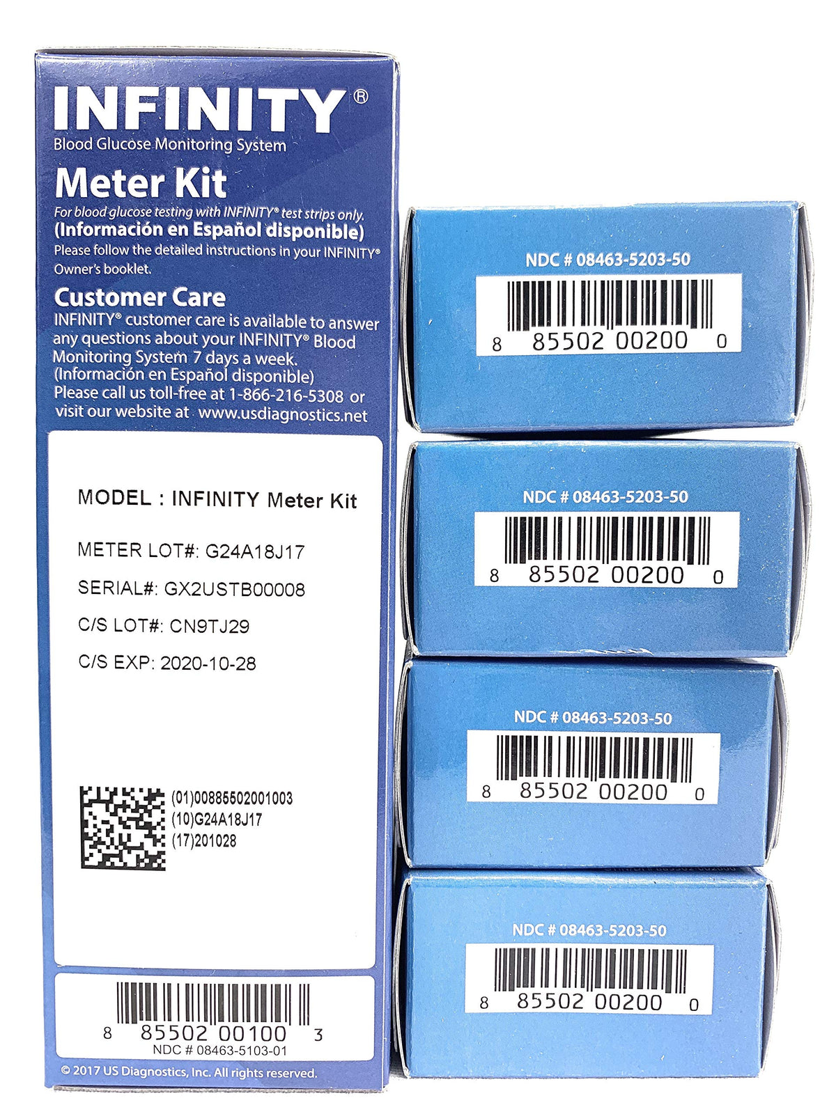 Infinity Meter with 200 Test Strips U84406
